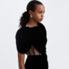 Sexy Hollow Out Fashion Short Sleeve Lace Mini Dress - Image 4