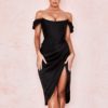 Sexy Short Sleeve Strapless Club Celebrity Runway Party Dresses - Image 3