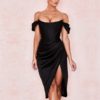 Sexy Short Sleeve Strapless Club Celebrity Runway Party Dresses - Image 4