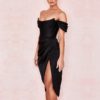 Sexy Short Sleeve Strapless Club Celebrity Runway Party Dresses - Image 5