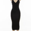 Sexy V Neck Low-Cut Sleeveless Bodycon Dress - Image 10