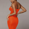 Sexy V Neck Low-Cut Sleeveless Bodycon Dress - Image 9