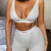 Fashion casual tank top shorts suits