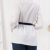 Single-breasted Blouse Lace Up Shirt - Image 2