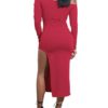 Sweetheart Neckline Thin Shoulder Straps Side Split Party Dress - Image 8