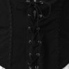 Lace Trim Lacing Waist High Low Dress - Image 7