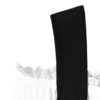 Lace Trim Lacing Waist High Low Dress - Image 8