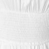 Lace Trim Lacing Waist High Low Dress - Image 9