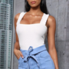 Ruffle bodysuit one-piece plus size swimwear