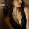 Sexy V-Neck Lace Solid Color Nightwear Set - Image 5