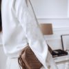 Blouse For Stand Collar Long Sleeves Buttons Chiffon Tops - Image 4