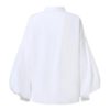 Chic Lantern Sleeve Solid Color Casual Blouse Shirts - Image 5