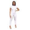 European fashion solid color casual bodysuit - Image 2