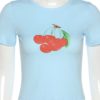 Fashion Printed Short Sleeve T-Shirt - Image 3
