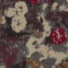Floral Printed Patchwork Long Sleeves Maxi Dress - Image 9