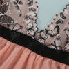Sexy Lace Patchwork See-Through Mesh Sleep-dress - Image 5