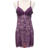 Sexy V Neck Mesh See-Through Lace Patchwork Sleep Dress - Image 13