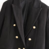 Turndown Collar Buttons Long Sleeve Casual Maxi Coat - Image 8