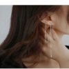 Cross Tassel Long Zircon Fashion Elegant Earrings - Image 12