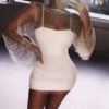 Diamonds Fishnet Sexy Beach Club Party Dresses - Image 5