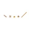 Five-piece Zircon Earrings Temperament Versatile Exquisite Jewelry - Image 12