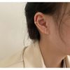 Five-piece Zircon Earrings Temperament Versatile Exquisite Jewelry - Image 8