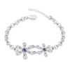 Flowers Crystal Bracelets Chain Jewelry - Image 4