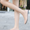 Pointed Toe PU Leather Daily Casual Ballerina Flat Shoes - Image 3