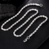 Twist Snake Chain Necklace Jewelry - Image 2