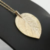 Alloy Leaf Design Pendant Necklace - Image 3