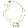 Chain Lace Double Infinity Shape Pendant - Image 3