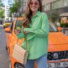 Chic Notch Collar Single-Breasted Long Sleeve Blouse