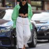 Chic Notch Collar Single-Breasted Long Sleeve Blouse - Image 5