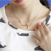 Choker Collar Bib Necklace Heart Beat Pendant