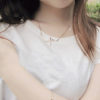 Choker Collar Bib Necklace Heart Beat Pendant - Image 4