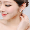 Double Beaded Crystal 925 Sterling Silver Stud Earring - Image 3