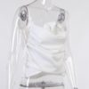 Drawstring Backless High Street Sexy Bandage Tank Top - Image 5