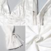 Elegant Lantern Sleeve deep V Neck Bodycon Partywear - Image 6