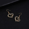 Heart Pendant Necklace with Earring Jewelry Set - Image 3