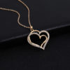 Heart Pendant Necklace with Earring Jewelry Set - Image 4