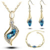 Necklace Bangle Earring 18k Gold Plated Jewelry Set - Image 4