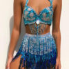 Clubwear Fringe Sexy Sequined Skirt - Image 3