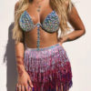 Clubwear Fringe Sexy Sequined Skirt