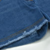 Denim Buttons Cowboy Natural Waist Skinny Shorts - Image 5