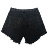 Denim Raised Waist Skinny Casual Cowboy Shorts - Image 4