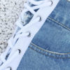 Denim Shorts Cotton Straight Extra Short Casual Grommets Hot - Image 5