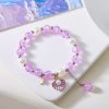 Cute Popcorn Beads Shells Pearl Pendant Glass Beaded Bracelet - Image 3