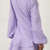 Elegant V-Neck Long Sleeve Classic Pleated Casual Slim Mini Dresses - Image 3