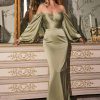 Floor-Length Fashion Satin Fabric Bridesmaid Dresses - Image 4