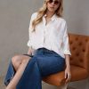 High Waist A Line Fashion Maxi Denim Jeans Long Skirt With Slit - Image 9
